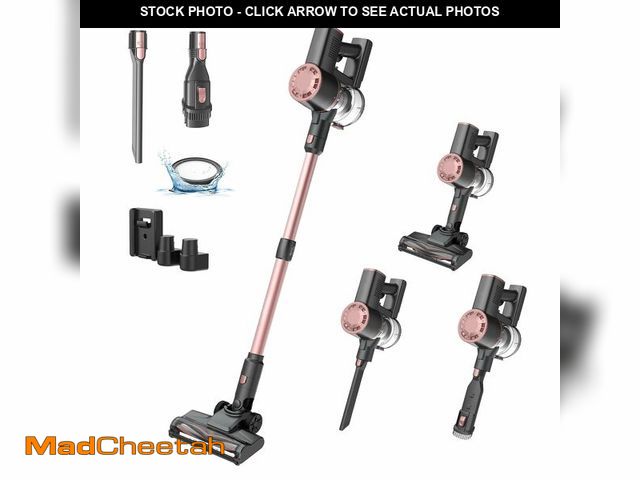 Lot 74-12460773 - Vexilar V8PRO Cordless Vacuum Cleaner for Home - 25Kpa Stick Vacuum with Self Standing Design, Max 3...