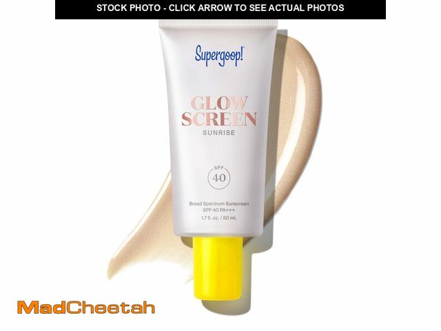 Lot 74-14432328 - Supergoop! Glowscreen SPF 40, Sunrise (Champagne Glow) - 1.7 fl oz - Glowy Primer + Broad Spectrum T...