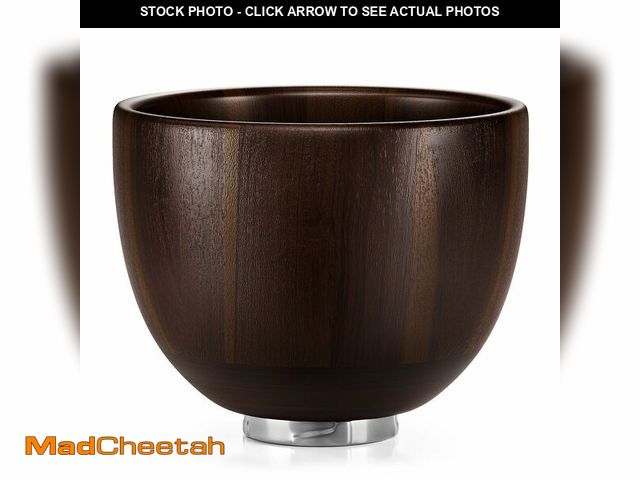 Lot 74-14385334 - SpaceAid Wooden Bowl for Mixer - Kitchen Space Aid Acacia Wood Mixing Bowls Holder for Stand Mixer, ...