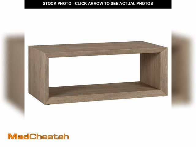 Lot 74-13123163 - Henn&amp;Hart Osmond Coffee Table, 48" Wide,Grey - UNUSED