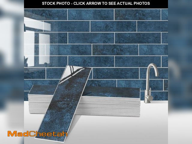 Lot 74-13947233 - AllDecoo 24-Pieces Peel and Stick Tiles for Kitchen Backsplash, New Upgrade Design 12" x 3"SPC Subwa...