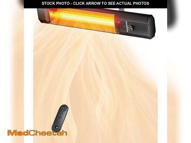 Lot 74-14599893 - Patio Heater for Outdoor Use, 34" Electric Overhead Heaters, 1500W, Ceiling Mount Infrared Heater, 9...