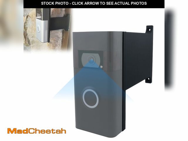 Lot 74-14296309 - Doorbell Mount Compatible with Ring Doorbell, Extends Doorbell Mount for Brick Wall, Better Visibili...