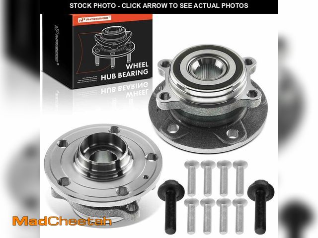 Lot 74-14056739 - A-Premium 2 x Front or Rear Wheel Bearing and Hub Assembly Compatible with Volkswagen Audi - 2005-20...