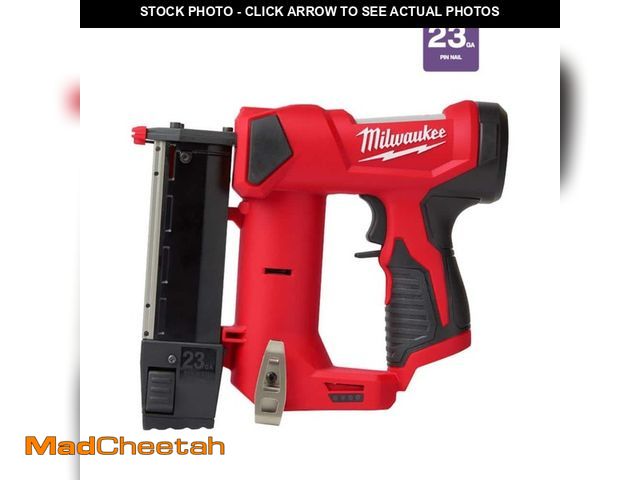 Lot 74-9561640 - Milwaukee M12 12-Volt 23-Gauge Lithium-Ion Cordless Pin Nailer (Tool-Only) - UNUSED
