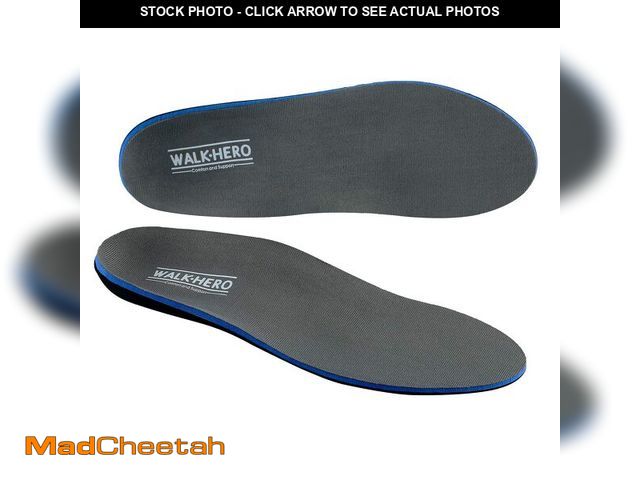 Lot 74-12716029 - Plantar Fasciitis Feet Insoles Arch Supports Orthotics Inserts Relieve Flat Feet, High Arch (Mens 15...