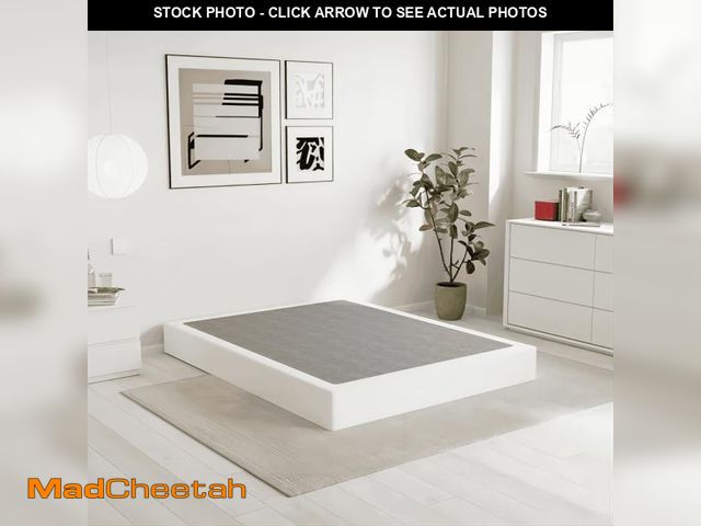 Lot 74-12490251 - ZIYOO 4 Inch Metal Box Spring, Heavy - Duty Mattress Foundation,King Size - UNUSED