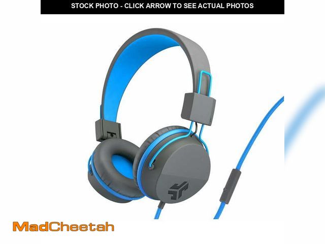 Lot 74-12385153 - JLab JBuddies Studio on-Ear Kids Headphones (Blue/Graphite) - UNUSED