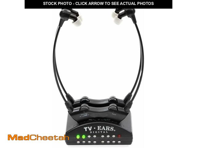 Lot 74-12718178 - TV ÃÂ· EARS 5.0 Dual Digital Wireless Headset System for Watching, Includes 2 Headsets &amp; RF Tra...