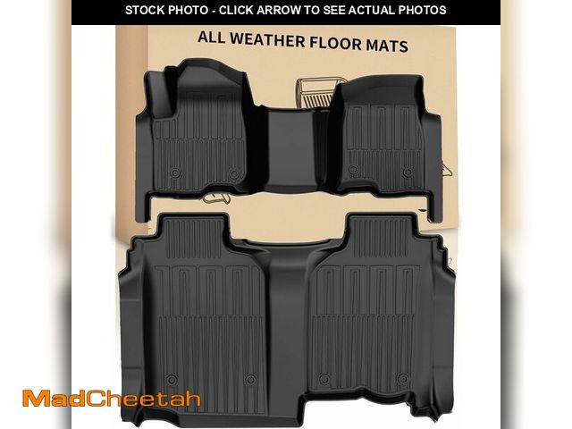 Lot 74-13040130 - Floor Mats for 2020-2026 Chevy Silverado/GMC Sierra 1500/2500HD/3500HD Crew Cab &amp; 2019 1500 Crew...