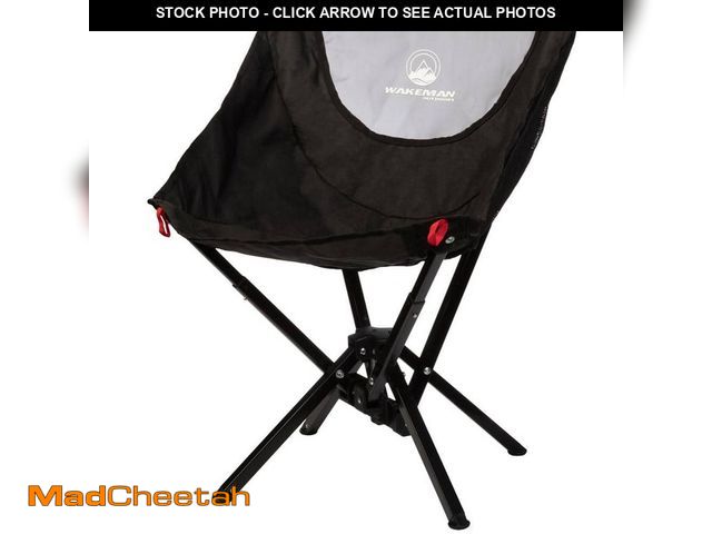 Lot 74-14257692 - Wakeman Outdoors Portable Camping Chair - Polyester Compact and Foldable Chair - Light-weight Backpa...