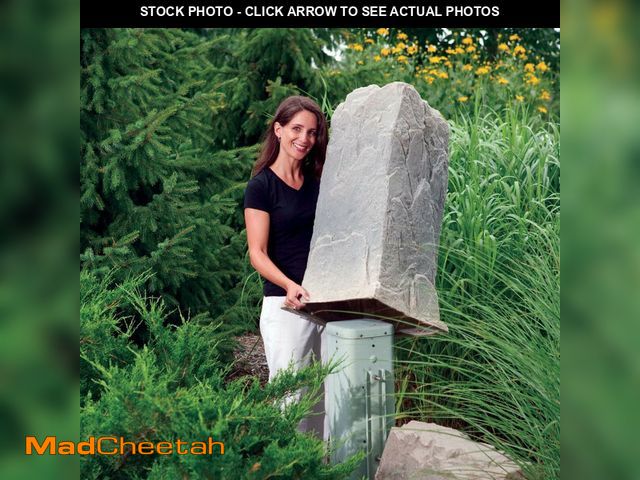 Lot 74-14599671 - 20-in W x 18-in L x 36-in H Artificial rock Well Pump Covers - USED