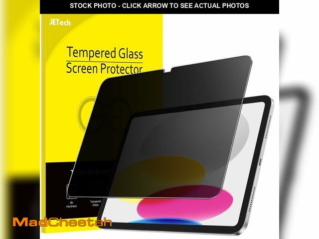 Lot 74-12713348 - JETech Privacy Screen Protector for iPad (A16) 11th/10th Generation (2025/2022), Anti-Spy Tempered G...