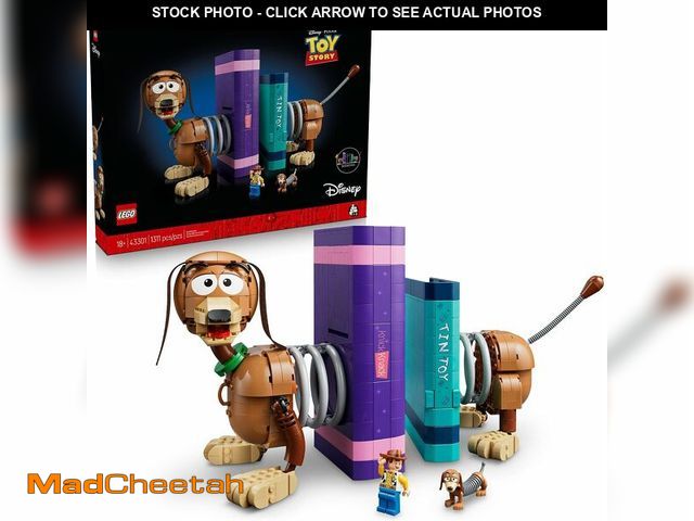 Lot 74-14358233 - LEGO Disney and Pixar Toy Story Slinky Dog Bookends - Building Set for Adults, Ages 18+ - Disney Gif...