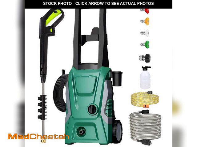 Lot 74-12680164 - (MISSING NOZZLES) OHHANI Electric Pressure Washer with 32 ft Hose, 2030 PSI Max 2.4 GPM 220V with Fo...