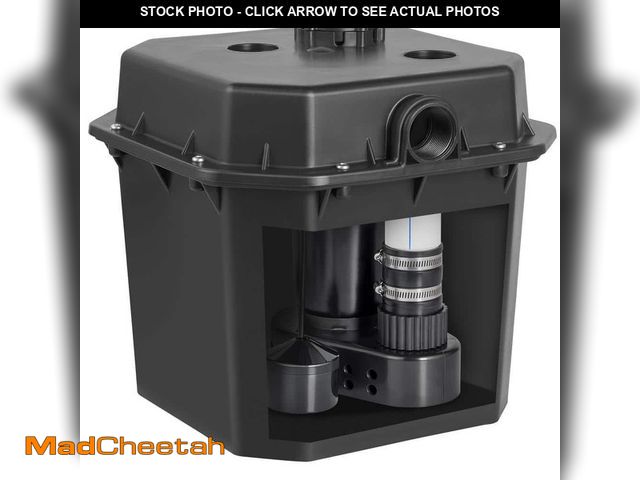 Lot 74-14591704 - VEVOR Utility Sink Pump 1/3 HP 120 V 2900 GPH 25 ft. 6 Gal. Submersible Under-Sink Sump Pump System ...