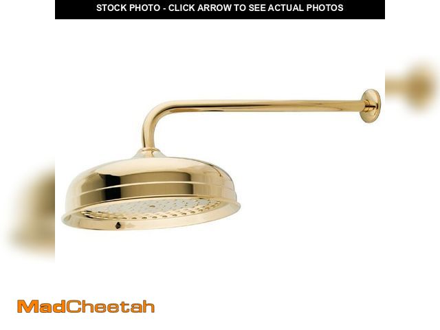 Lot 74-12702530 - Kingston Brass K225K12 Designer Trimscape Victorian 10-inch Showerhead with 17-inch Rain Drop Shower...