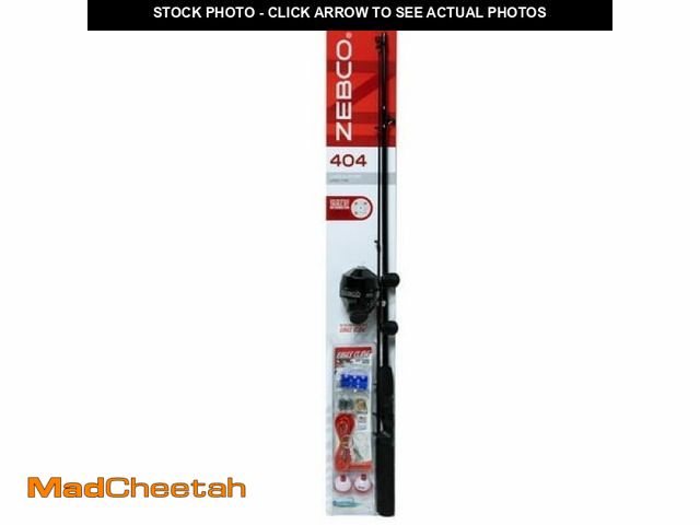 Lot 74-12427515 - (MISSING TACKLE) Zebco 404 Fishing Rod &amp; Reels Combo  2 Pack - UNUSED
