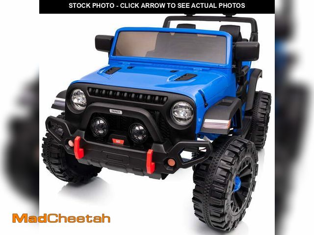 Lot 74-14072133 - Hikiddo 12V Ride on Toy, 2-Seater Kids Ride-on Truck Electric Car with Remote, Bluetooth - Blue - UN...
