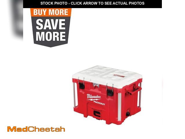 Lot 74-14113888 - Milwaukee 22 in. Packout 40 qt. XL Cooler - UNUSED