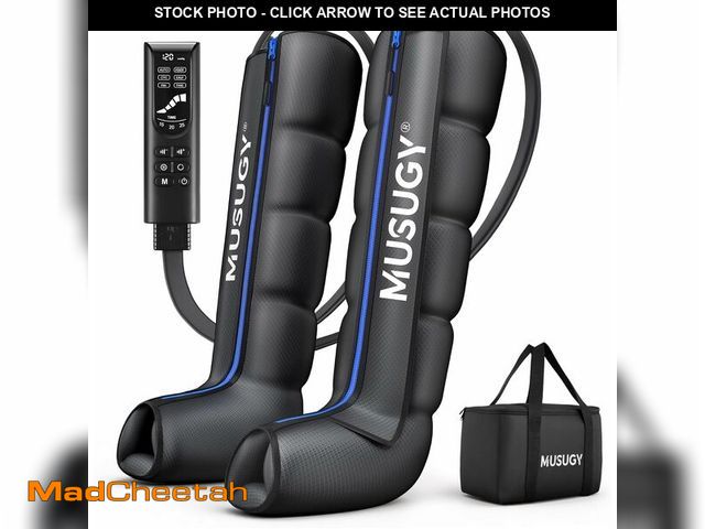 Lot 74-13710203 - Musugy Sequential Air Compression Recovery System : Professional Full Leg Compression Boots for Circ...