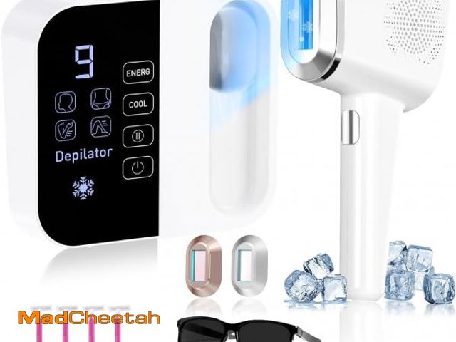 Lot 74-12330127 - OPT Laser Hair Removal For Women And Men, At-Home Laser Hair Removal with Ice Cooling,IPL Laser Hair...