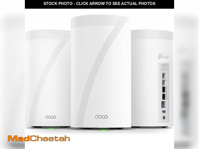 Lot 74-14318654 - TP-Link Deco 7 Elite BE95 Quad-Band WiFi 7 BE33000 Whole Home Mesh System - 16-Stream, 2x 10G + 2x 2...