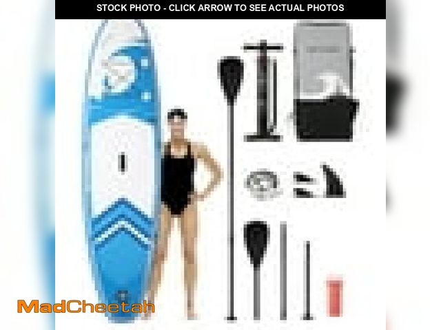 Lot 74-12478622 - Naipo Inflatable Paddle Board Stand Up Paddle Board 6 In Thick With Sup Accessories &amp; Carry Bag ...