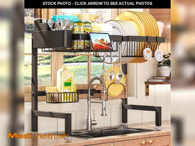 Lot 74-12323031 - ADBIU Over The Sink Dish Drying Rack (Expandable Height and LengthÃ¯Â¼Å22.6" - 35.5" L) Snap-On Des...