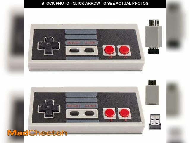 Lot 74-13632347 - ZAMPAM USB Wireless Controller Game Controller, 2.4G Wifi Wireless Gamepad Compatible with PC, Mac O...