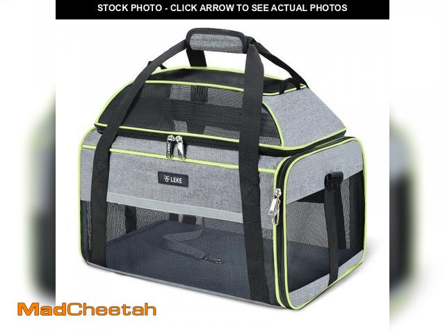 Lot 74-12309269 - Lekereise Top-Expandable Pet Carrier - TSA Airline Approved Soft Sided Underseat Up to 15lbs Travel ...