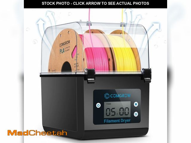 Lot 74-12601591 - Comgrow 3D Printer Filament Dryer Box, Comgrow 3D Filament Storages, Keeping Filaments Dry During 3D...