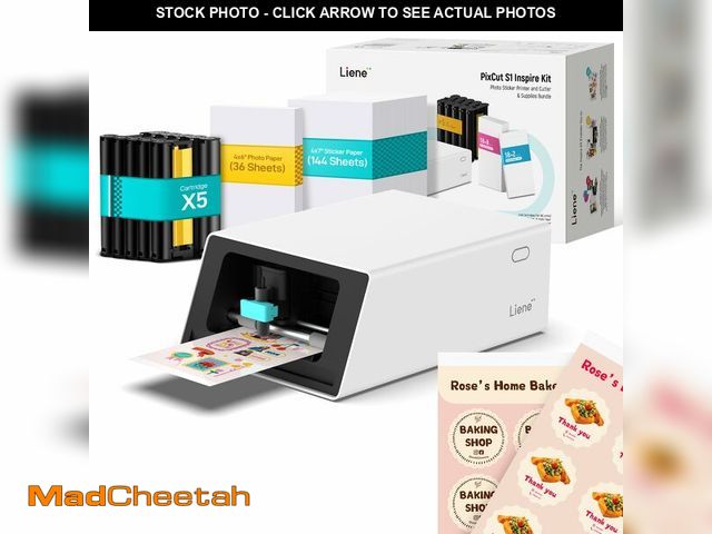 Lot 74-14299146 - Liene PixCut S1 Inspire Kit - All-in-One Color Sticker Printer &amp; Cutting Machine, Thermal Dye-Su...