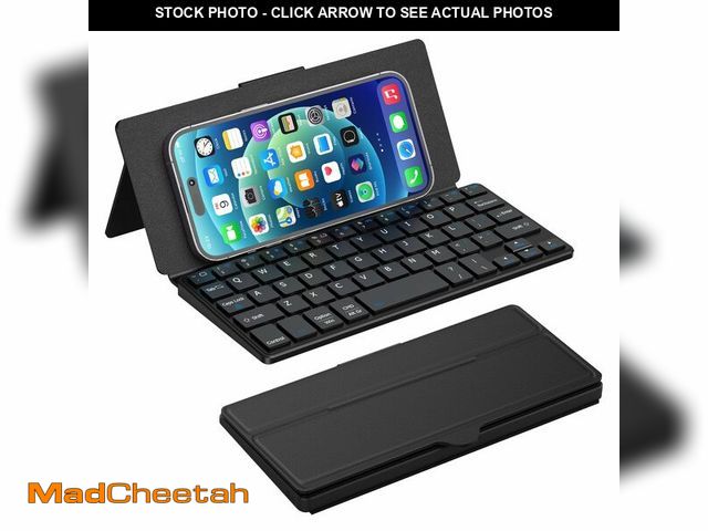 Lot 74-14146662 - Doohoeek Universal Bluetooth Keyboard for Samsung Galaxy Z Fold, iPad mini 7 2024 &amp; Phones, Dual...