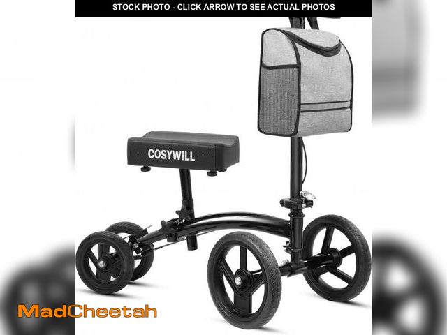 Lot 74-12487693 - COSYWILL Steerable Knee Scooter,Economy Knee Walker,All Terrain Foldable Medical Scooter for Foot In...