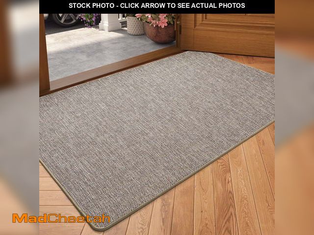 Lot 74-13817431 - PABUBE Doormat for Inside 28"x59", Door Rug for Entryway Indoor, Dirt Trapper, Non Slip Entryway Rug...