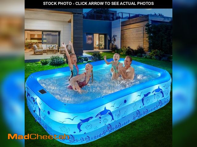 Lot 74-14432166 - StarOcean 2026 Upgrade Inflatable Pool with Lights, Family Inflatable Swimming Pool for Kids,Adults,...