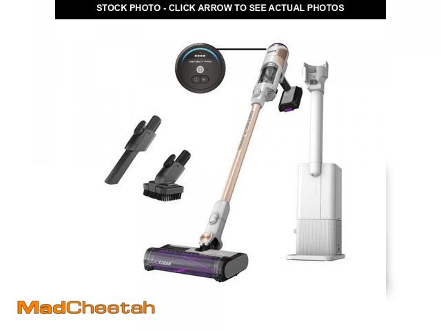 Lot 74-12390992 - Shark Detect Pro Auto-Empty Bagless Cordless HEPA Filter Stick Vacuum System QuadClean Multi-Surface...