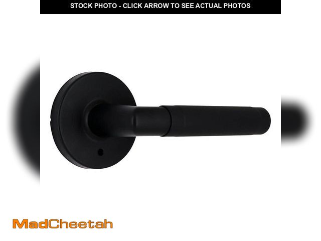 Lot 74-14282063 - Home Decorators Collection Woodcliff Matte Black Privacy Bed/Bath Door Handle - UNUSED