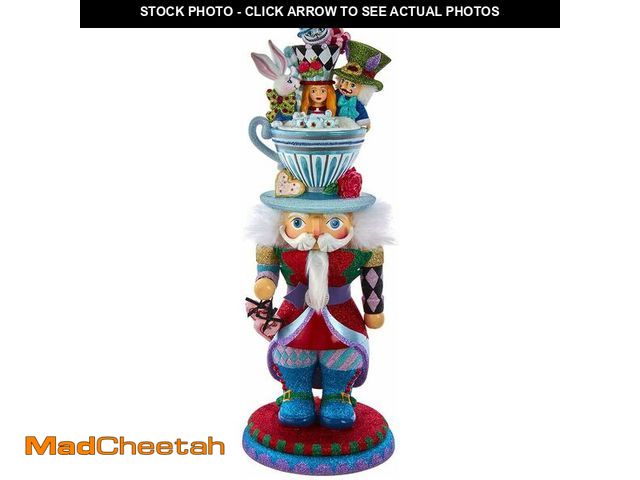Lot 74-13708993 - 18-Inch Hollywood Alice Teacup Hat Nutcracker - USED