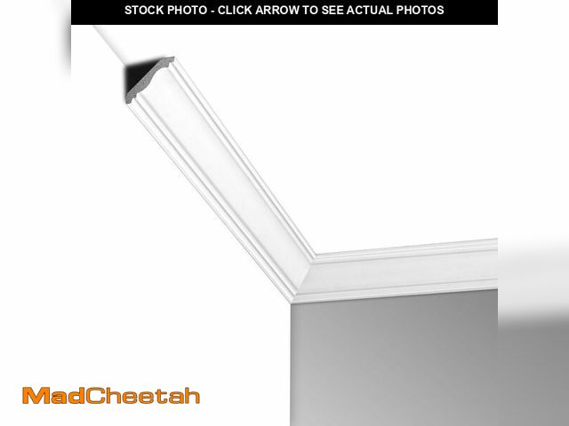 Lot 74-13697708 - Art3d Ceiling Crown Molding Trim 10-Pack 47Ft, High Impact Polystyrene Decorative Ceiling Moulding -...