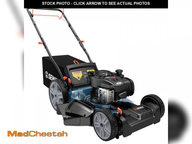 Lot 74-12274035 - SENIX LSSG-M9 21-inch Gas Self-Propelled Lawn Mower - 140 cc 4-Cycle Briggs &amp; Stratton Engine, B...