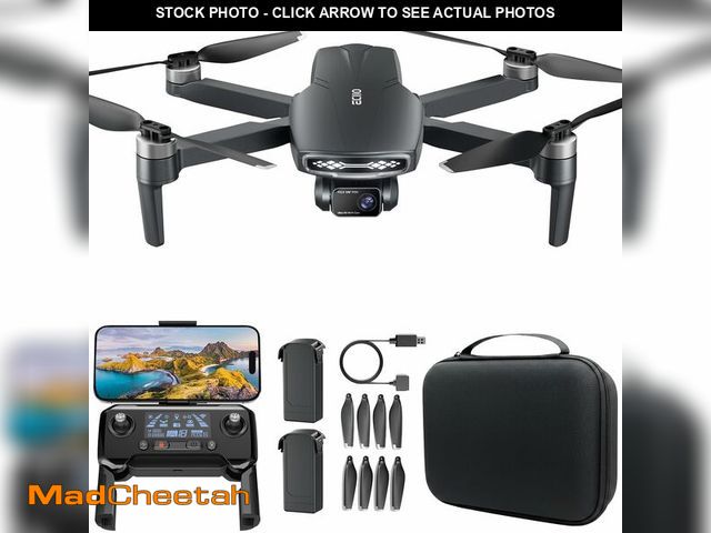 Lot 74-13543567 - GPS Drone with Camera for Adults 4k,Brushless Motor, Auto Return Home, Follow Me,Optical Positioning...