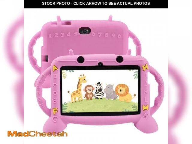 Lot 74-11553495 - MengDash Kids Tablet, 7 inch Tablet for Kids 2-10, Educational Learning Toddler Tablet Android 11, 3...
