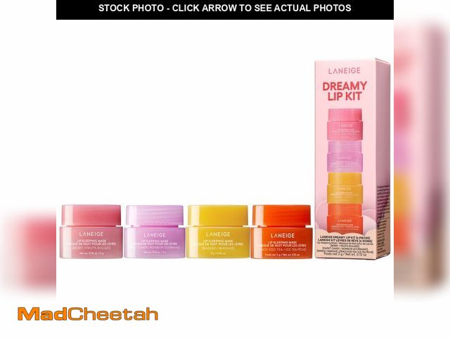 Lot 74-12713946 - LANEIGE Dreamy Lip Kit: Lip Sleeping Mask Berry, Sweet Candy, Mango, and Peach Iced Tea, Nourish, Hy...