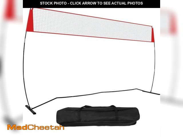 Lot 74-14246442 - SVOPES Freestanding Volleyball Training Net, Adjustable Height Portable System for Indoor/Outdoor Pr...