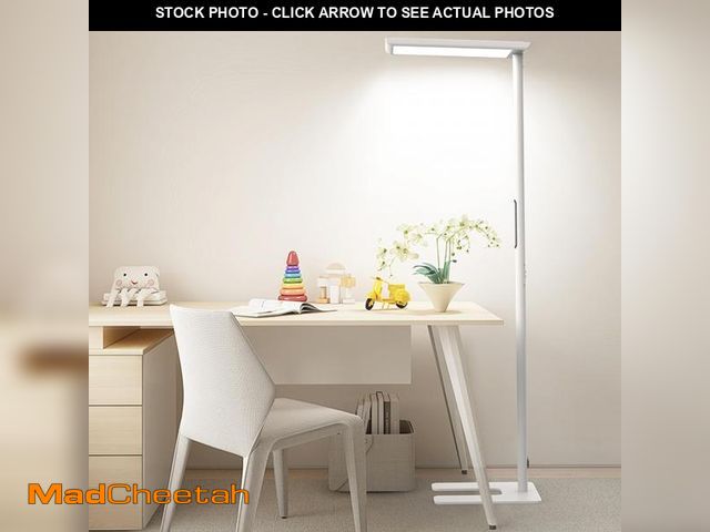 Lot 74-12538653 - CHICLUX 78'' LED Floor Lamp, 110W Modern Free-Standing Lamp, Dimmable Eye-Care Tall Reading Lamp for...