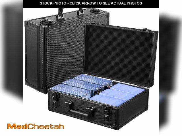 Lot 74-12609237 - WOT I Trading Card Storage Box | Holds 600+ Toploaders | Sports Card Storage Case for 3x4Ã¢â¬Â Rig...