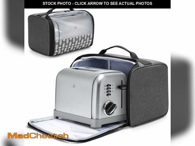 Lot 74-14304160 - YARWO 2 Slice Toaster Cover with Bottom and Solid Structure, Dust Cover Compatible with  Basics 2 sl...