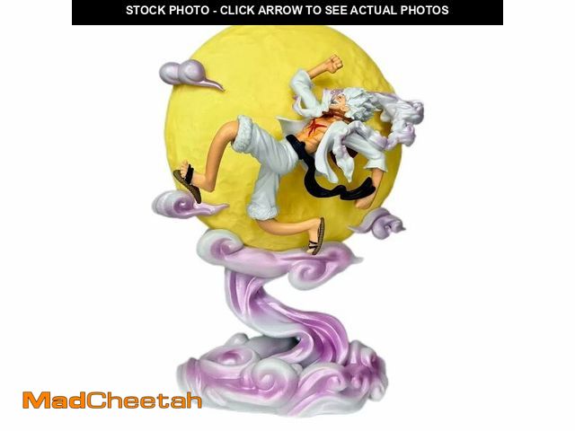 Lot 74-13713208 - CBKSUHBADE Anime One Piece Figure, Nika Form Figure, Light-Up Version, Anime Figure - USED